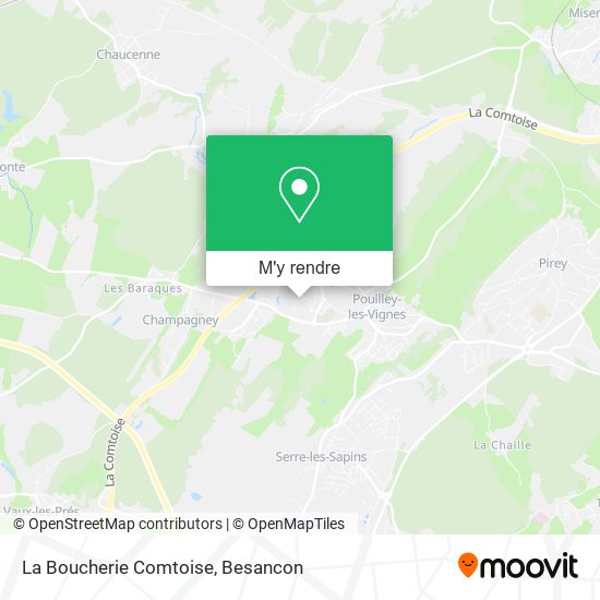 La Boucherie Comtoise plan