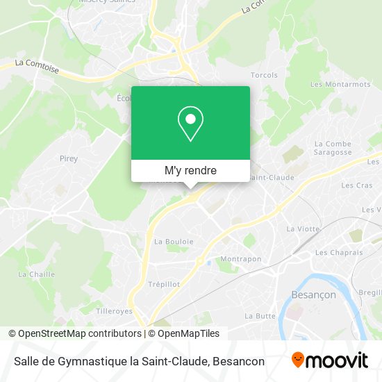 Salle de Gymnastique la Saint-Claude plan