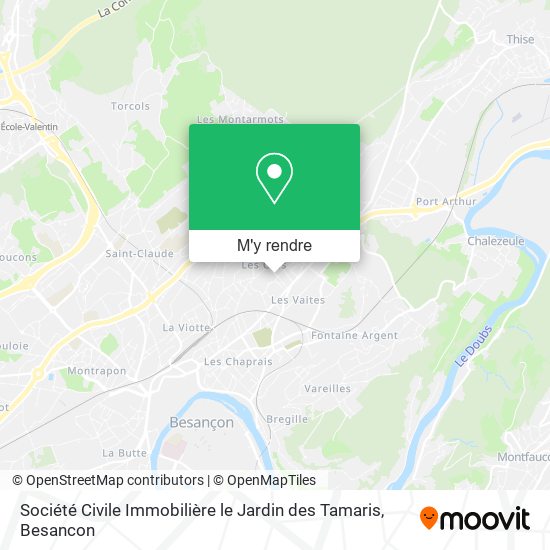 Société Civile Immobilière le Jardin des Tamaris plan