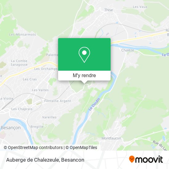 Auberge de Chalezeule plan