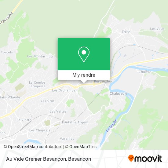 Au Vide Grenier Besançon plan