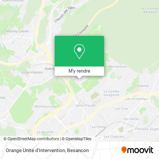 Orange Unité d'Intervention plan
