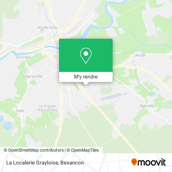 La Localerie Grayloise plan