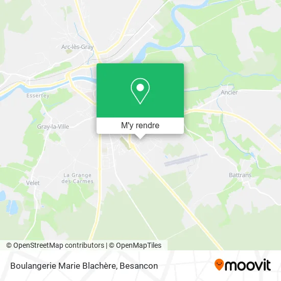 Boulangerie Marie Blachère plan