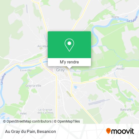 Au Gray du Pain plan