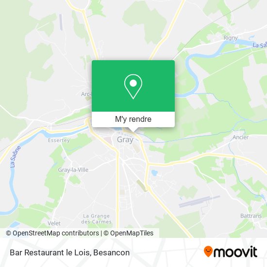Bar Restaurant le Lois plan
