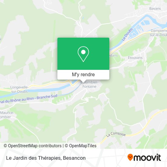 Le Jardin des Thérapies plan