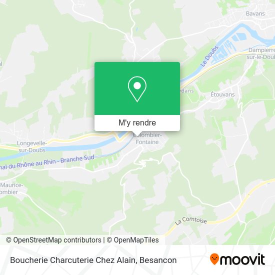 Boucherie Charcuterie Chez Alain plan