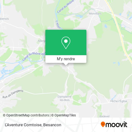 L'Aventure Comtoise plan