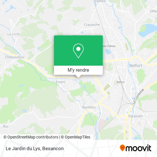 Le Jardin du Lys plan