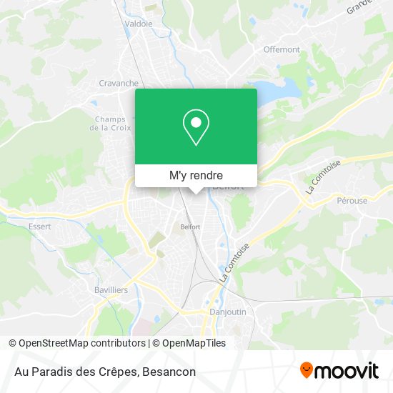 Au Paradis des Crêpes plan