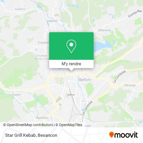 Star Grill Kebab plan
