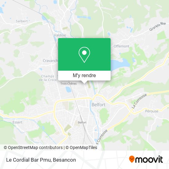 Le Cordial Bar Pmu plan