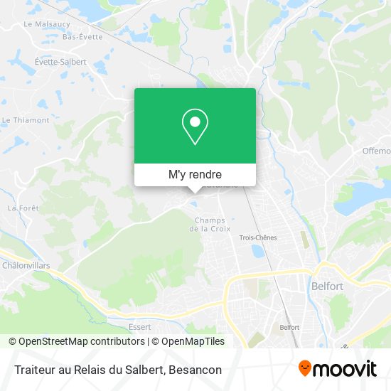 Traiteur au Relais du Salbert plan
