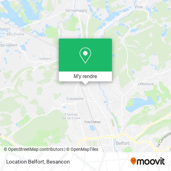 Location Belfort plan