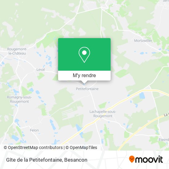 Gîte de la Petitefontaine plan