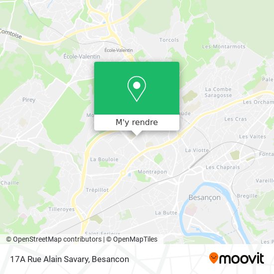 17A Rue Alain Savary plan