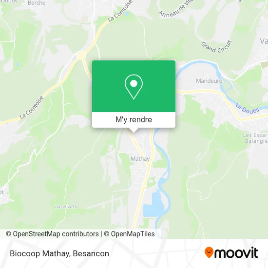 Biocoop Mathay plan