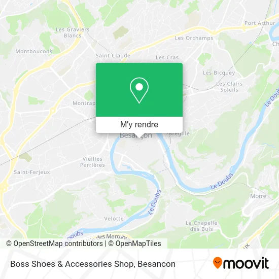 Boss Shoes & Accessories Shop plan