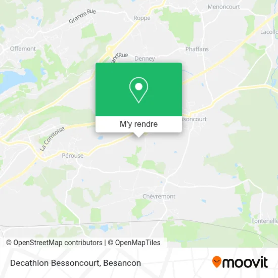 Decathlon Bessoncourt plan