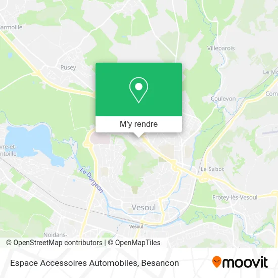 Espace Accessoires Automobiles plan