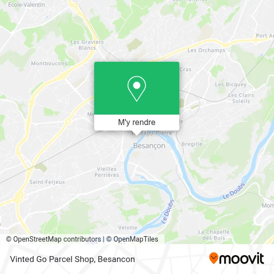 Vinted Go Parcel Shop plan