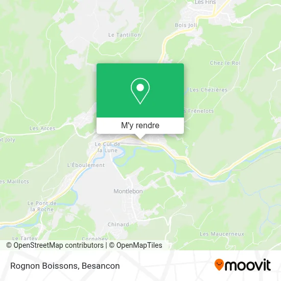 Rognon Boissons plan