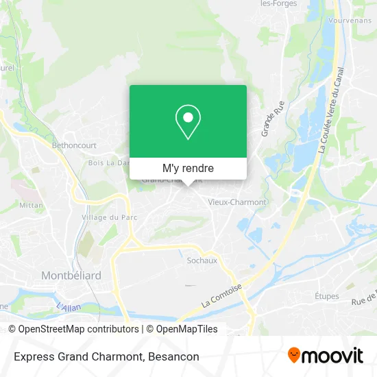 Express Grand Charmont plan
