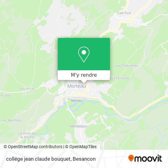 collége jean claude bouquet plan
