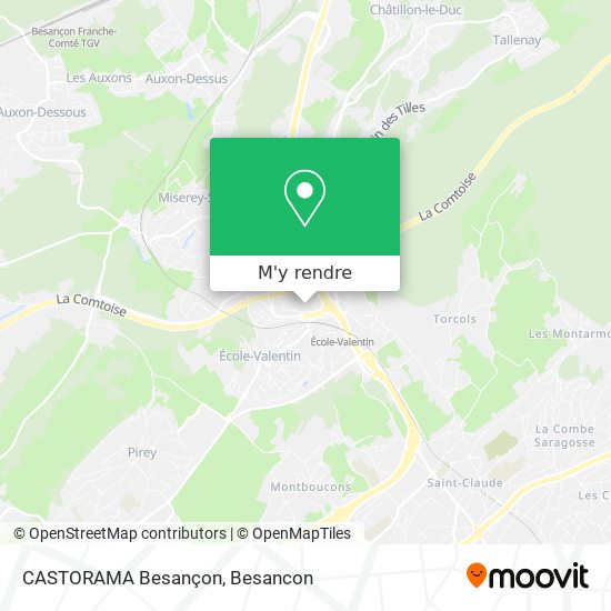 CASTORAMA Besançon plan