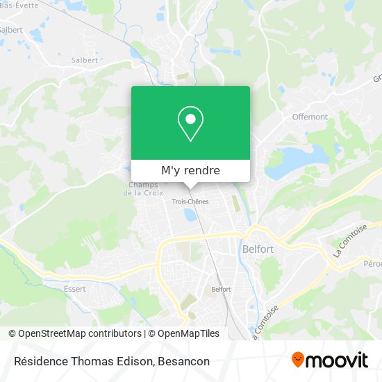 Résidence Thomas Edison plan