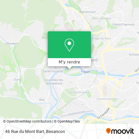 46 Rue du Mont Bart plan