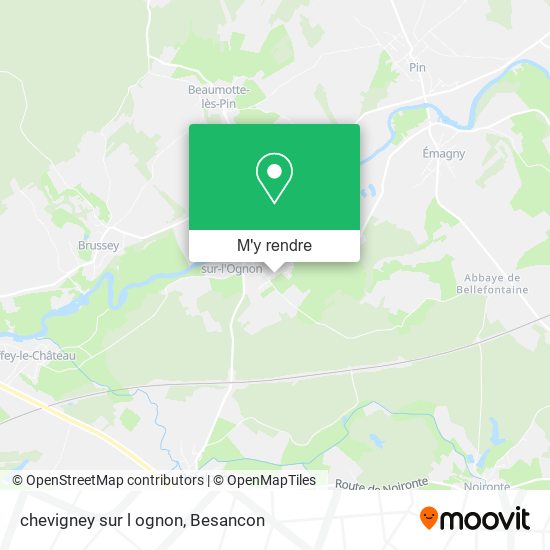 chevigney sur l ognon plan