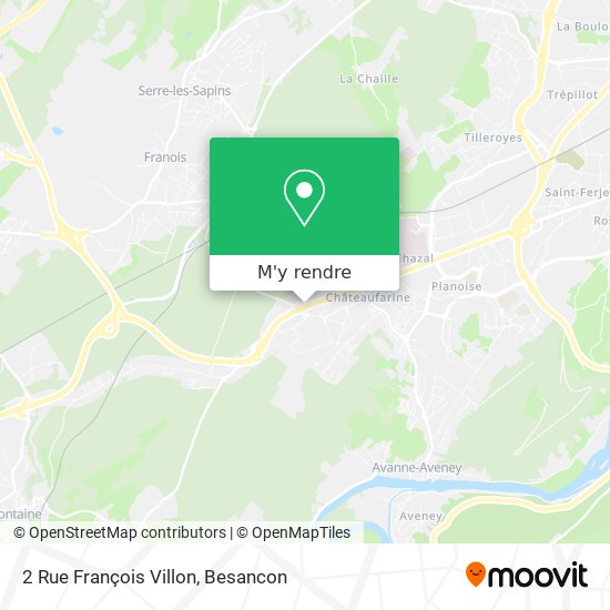 2 Rue François Villon plan