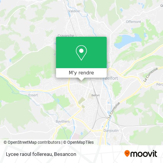 Lycee raoul follereau plan