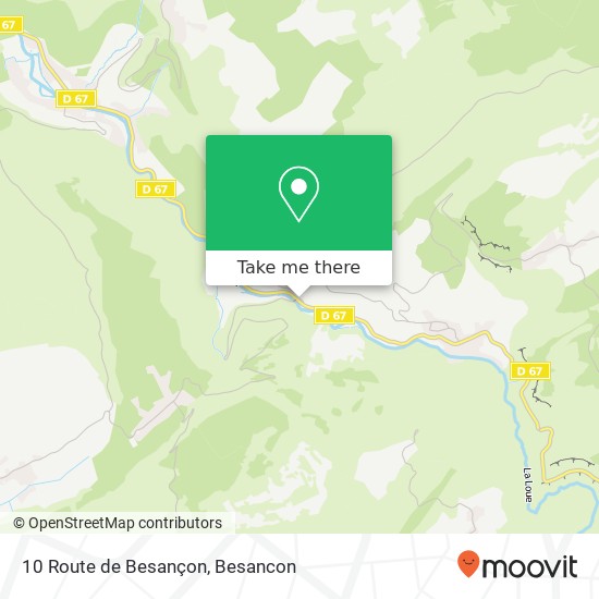 10 Route de Besançon plan