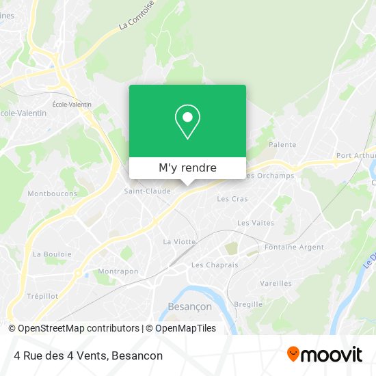 4 Rue des 4 Vents plan
