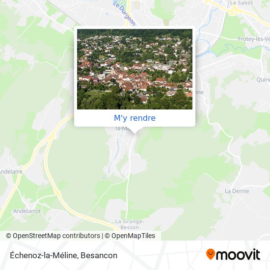 Échenoz-la-Méline plan