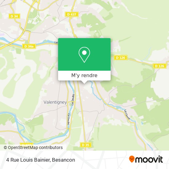 4 Rue Louis Bainier plan