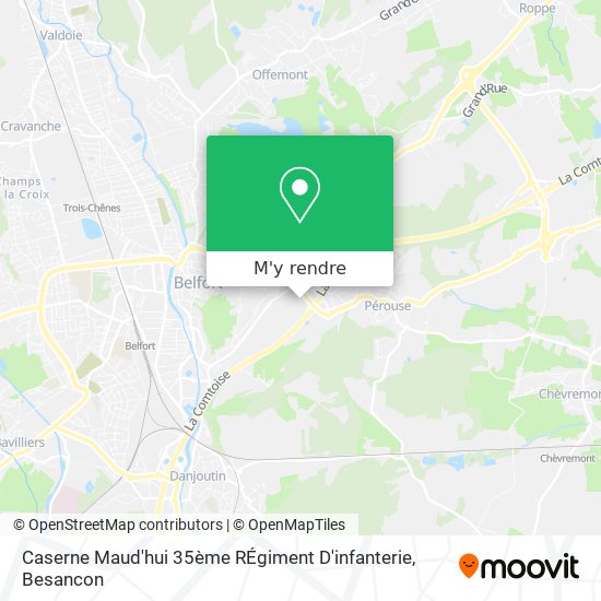 Caserne Maud'hui 35ème RÉgiment D'infanterie plan