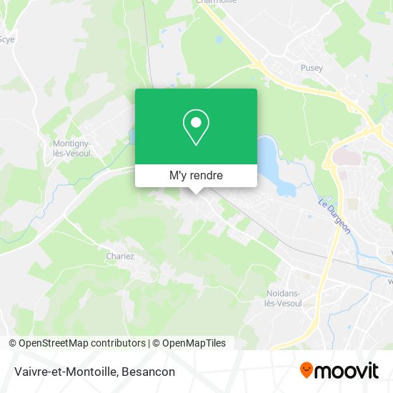 Vaivre-et-Montoille plan