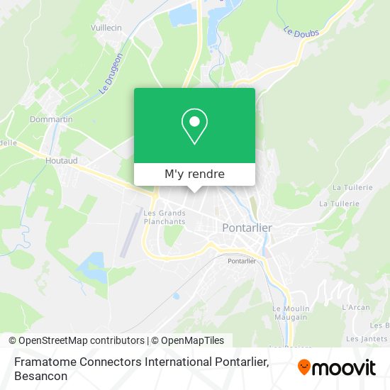 Framatome Connectors International Pontarlier plan