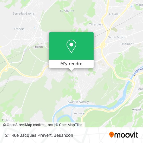 21 Rue Jacques Prévert plan