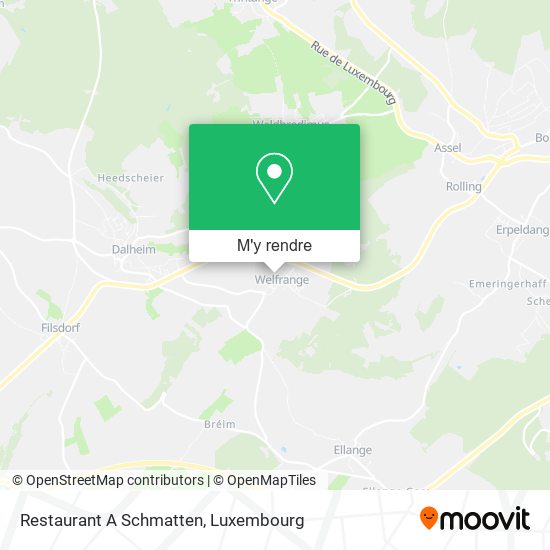 Restaurant A Schmatten plan