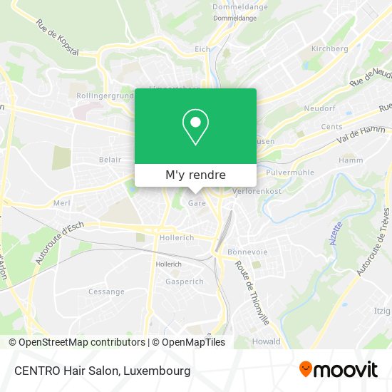 CENTRO Hair Salon plan