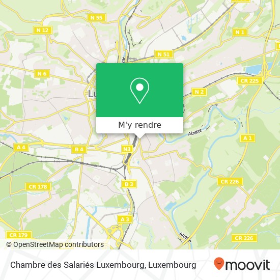 Chambre des Salariés Luxembourg plan