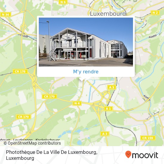Photothèque De La Ville De Luxembourg plan