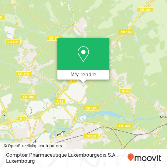 Comptoir Pharmaceutique Luxembourgeois S.A. plan