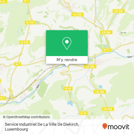 Service Industriel De La Ville De Diekirch plan