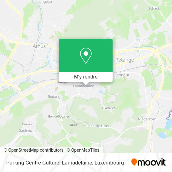 Parking Centre Culturel Lamadelaine plan